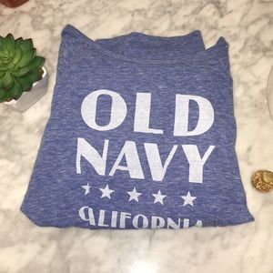 Blue old navy t-shirt
